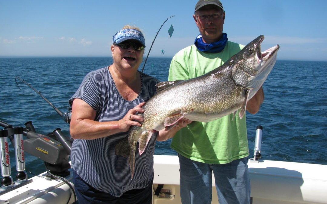Largest Lake Trout Caught on the Willie Bee!